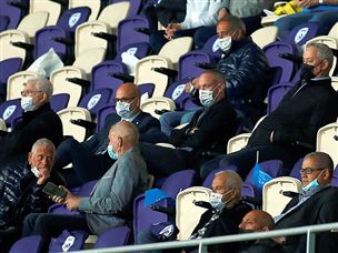 שר הספורט חילי טרופר וגם בני גנץ הגיעו לבלומפילד (אלן שיבר)