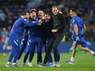 חגיגה כחולה בפורטו (getty)