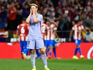 לא הצליח לעזור לבארסה הערב. דה יונג (getty)