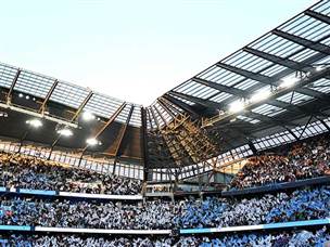 אוהדי סיטי. לנו נותר רק לקנא (Getty)