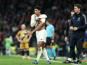 אך נפצע בכתפו בשלב מוקדם והתקשה במהשך (Gonzalo Arroyo Moreno/Getty Images)