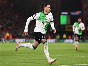 דרווין נונייס. סיפק את הסחורה עם צמד משלו (GETTY)