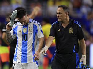 הגיעה הפציעה של ליאו מסי (Getty)