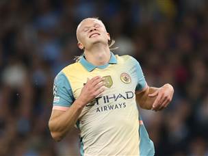 הולאנד. נעצר ע“י ההגנה החזקה של אינטר (Getty)