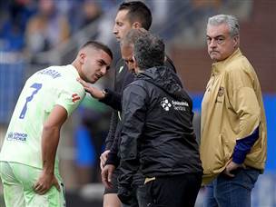 ראפיניה נפצע כבר בפתיחה (Getty)