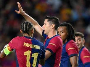 לבנדובסקי כבש ולא חגג (getty)