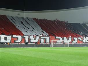 בלומפילד שוב נצבע צהוב ואדום (צילום: אלן שיבר)