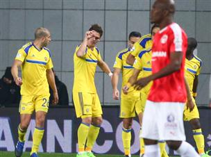 החלוץ הכי פורה בליגה כרגע. קיארטנסון (צילום: דני מרון)