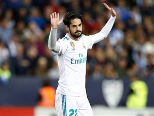 איסקו "מתנצל" בפני הקהל של מלאגה (getty)