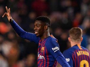 כבש צמד תוך דקה. דמבלה (JOSEP LAGO, Getty)