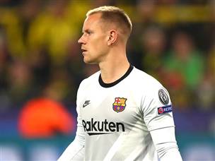 טר שטגן. כוכב המשנה של בארסה (Getty Images)