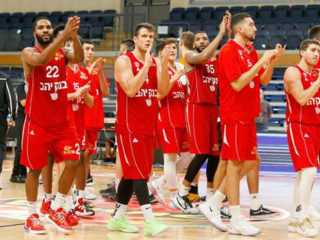 יקוו להמשיך את הרצף. שחקני ירושלים (צילום: אלן שיבר)