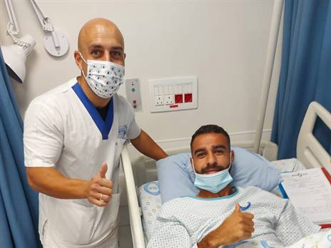 ינותח לאחר שגמר את העונה. רבאח (באדיבות הפועל חדרה)