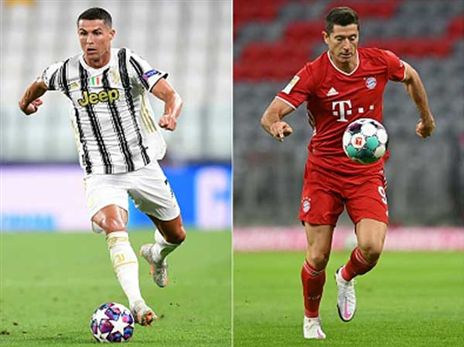 רונאלדו ולבנדובסקי מדי יובנטוס ובאיירן. אחד יושעה והשני לא? (Getty)