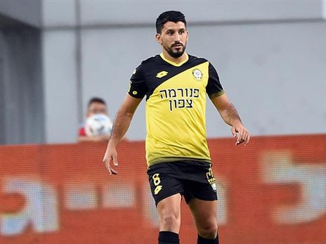 לא יופיע למשחק האחרון. אלמוג כהן (צילום: ברני ארדוב)