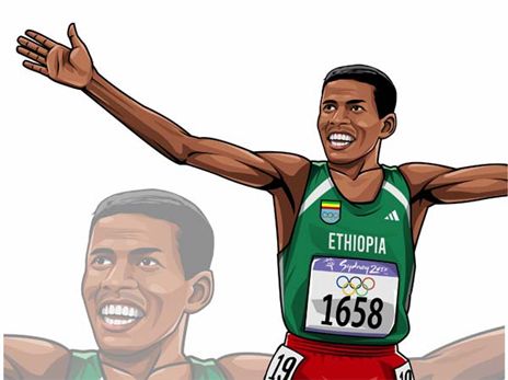 איור מתוך הספר "סיפור אולימפי"