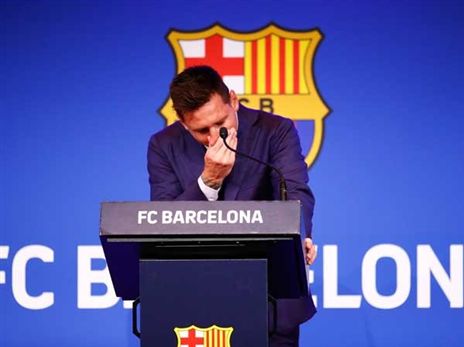 דמעות על הפודיום. מסי (getty)