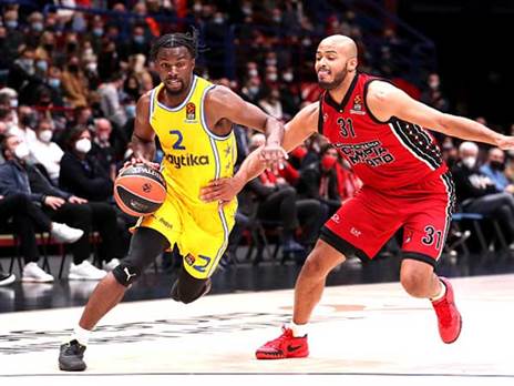 אוואנס, אין במכבי ת"א רכז מתאים לרמות הללו (getty)