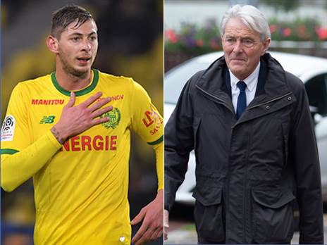 אמיליאנו סאלה ודייויד הנדרסון. איש העסקים יישא באחריות מותו של החלוץ (GETTY)