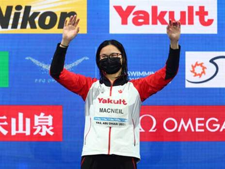 שם דבר בעולם השחייה. מרגרט מקניל (GETTY)