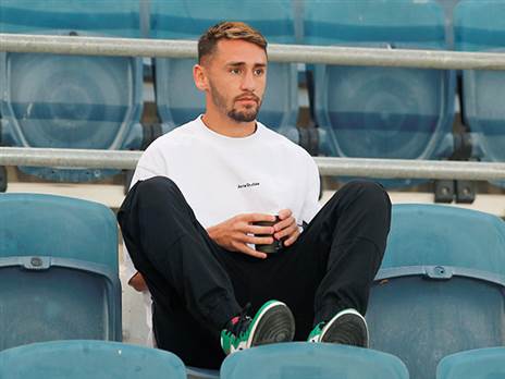 עומר אצילי. יחסר למכבי חיפה בשבועיים הקרובים (אלן שיבר)