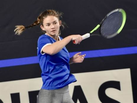 אלופת ישראל. ניקרול חירין (קרדיט: עפרה פרידמן, איגוד הטניס)