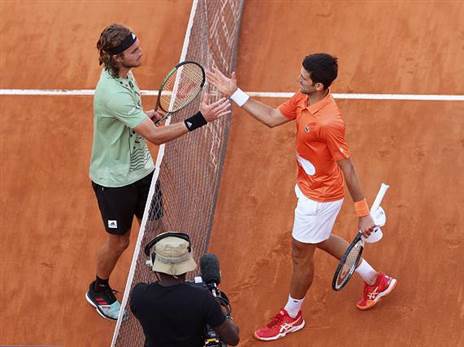 יריב ראוי. ציציפאס וג'וקוביץ' (GETTY)