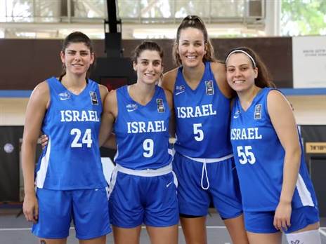 צליל וטורי, אלכס כהן, הדר חדד ודניאל רבר (קרדיט: FIBA)