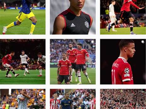 השאיר רק תשע תמונות של יונייטד (צילום מסך)