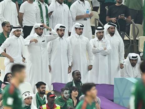 כסף קונה הכל? אוהדי סעודיה בקטאר 2022 (getty)