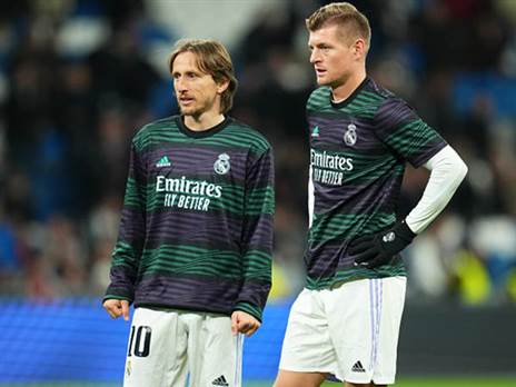 קרוס ומודריץ'. אחד מהם יפנה את מקומו לבלינגהאם? (Getty)