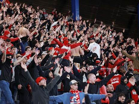 האשמות קשות נגד הקהל. אוהדי הפועל בטדי (צילום: קובי אליהו)