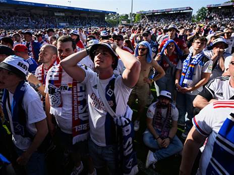 אוהדי המבורג בהלם בסנדהאוזן (Getty)