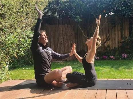 עדי שיף באימון זוגי | צילום: רועי שלם