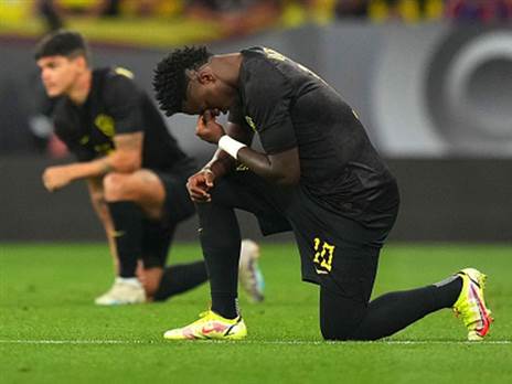 ערב אמוציונלי בספרד. ויניסיוס (Getty)