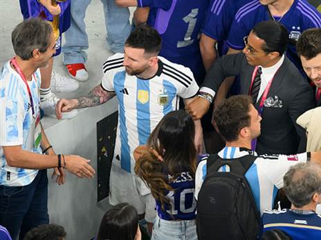 "הציגו כאילו רק אני הייתי שם". נוסרט ומסי (GETTY)