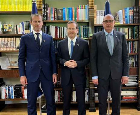 הרצוג עם צ'פרין (דוברות בית הנשיא)