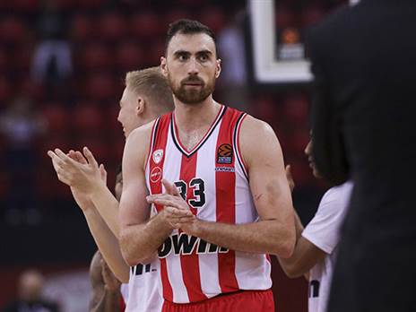 מילוטינוב. לא ישחק נגד מכבי ת"א (Euroleague Basketball via Getty)