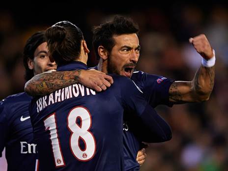 לבאצי וזלאטן בימים שמחים יותר (Manuel Queimadelos Alonso/Getty Images)