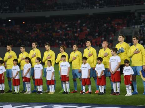 נבחרת קזחסטן. שושנצ`אב לא זומן מאז יוני 2022 (Levan Verdzeuli/Getty Images)