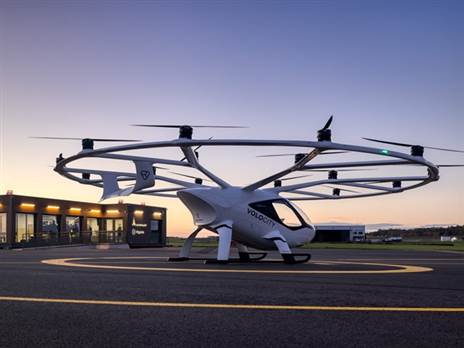 VOLOCITY - יפעל ממרכז פריז לפארק האולימפי (צילום: Volocopter)