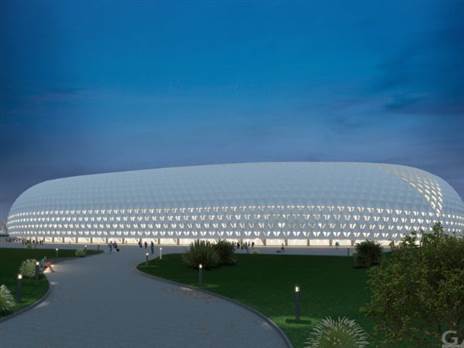 הדמיית האצטדיון (GAB אדריכלים)