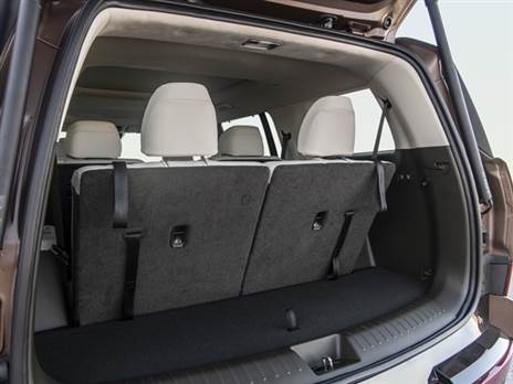 את נתון נפח תא המטען עם שורה שלישית פתוחה לא פרסמו, אבל בקיפולה הנפח גדל ב-57 ליטר