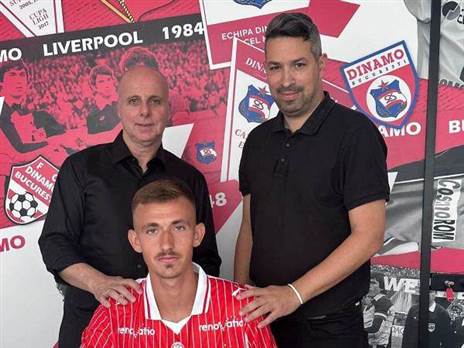 “הרמה פה גבוהה“. סטויאנוב (האתר הרשמי של דינמו בוקרשט)