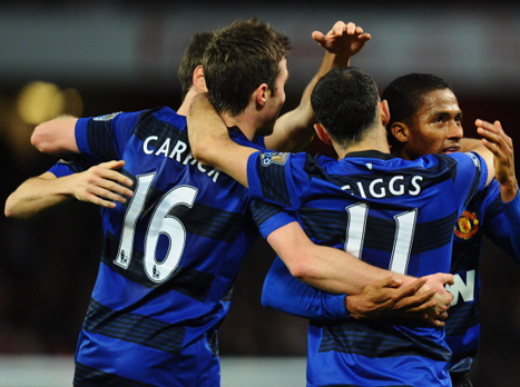 מנצ'סטר יונייטד חוגגת עוד ניצחון (gettyimages)