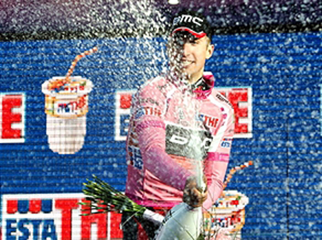 הרגע הגדול בקריירה שלו, פיני עם החולצה הוורודה (gettyimages)