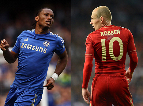 רובן ודרוגבה, רוצים לתקן (gettyimages). צפו בשערים שלהם העונה באלופות