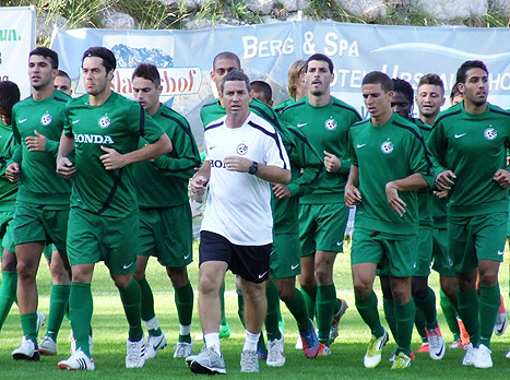 מכבי חיפה במחנה האימונים באוסטריה (באדיבות האתר הרשמי, מכבי חיפה)