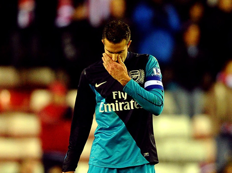 ואן פרסי. יתאמן עם שחקנים קצת פחות טובים ממנו... (gettyimages)