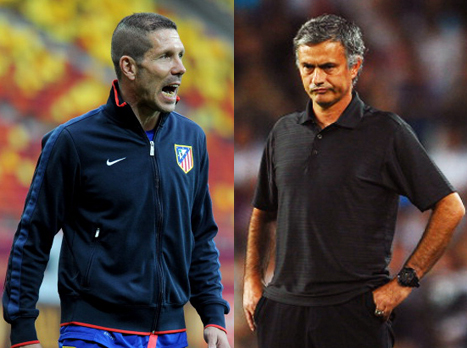 מוריניו מול סימאונה. מי יחגוג בדרבי? (gettyimages)